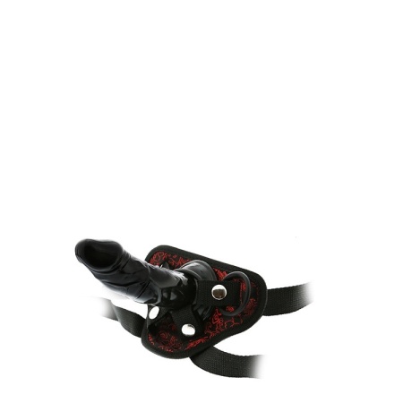 Strap-on BLAZE DELUXE z regulowaną uprzężą, wymiennym dildem 13 cm i systemem zatrzaskowym - 2