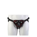 Strap-on BLAZE DELUXE z regulowaną uprzężą, wymiennym dildem 13 cm i systemem zatrzaskowym - 3