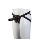 Strap-on BLAZE DELUXE z regulowaną uprzężą, wymiennym dildem 13 cm i systemem zatrzaskowym - 4