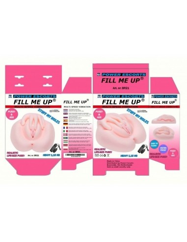 Sztuczna Pochwa Realistyczna Flesh 1.15 Kg Vibrating Big - Masturbatory i Sztuczne pochwy - 5