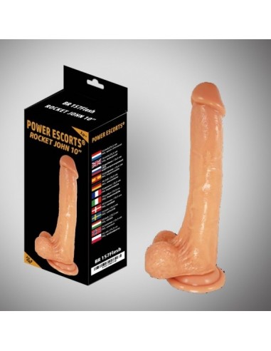 DILDO XXL Rocket john flesh  dildo 10 inch / 25,5 cm - Dilda giganty - 2