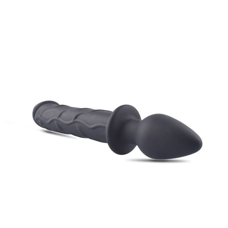 Podwójne Dildo Realistyczne z Korkiem Analnym 22 cm Silikon - 3