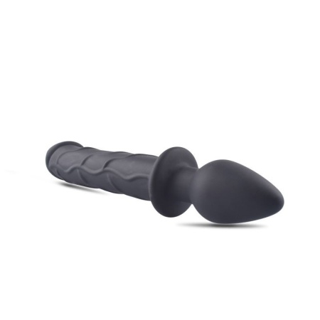 Podwójne Dildo Realistyczne z Korkiem Analnym 22 cm Silikon - 3