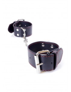 Kajdanki erotyczne Handcuffs 4 cm Red Lline - Kajdanki erotyczne - 1 2