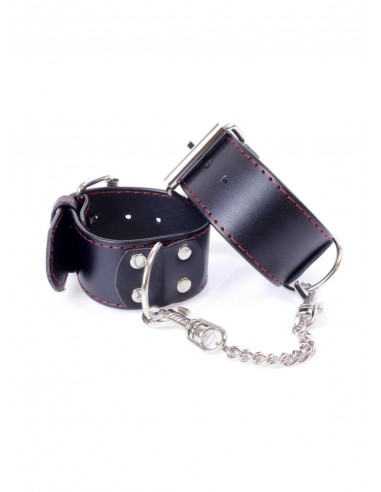 Kajdanki erotyczne Handcuffs 4 cm Red Lline - Kajdanki erotyczne - 3