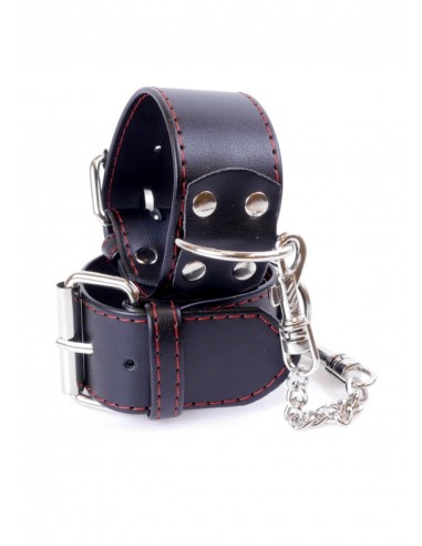 Kajdanki erotyczne Handcuffs 4 cm Red Lline - Kajdanki erotyczne - 5