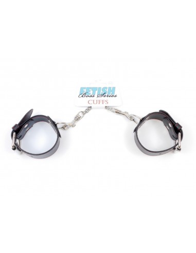 Kajdanki erotyczne Handcuffs 4 cm Red Lline - Kajdanki erotyczne - 6
