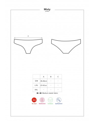 Mixty figi czarne L/XL - Figi - 9