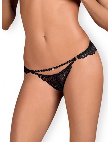 Mixty figi otwarte czarne L/XL - Figi - 2