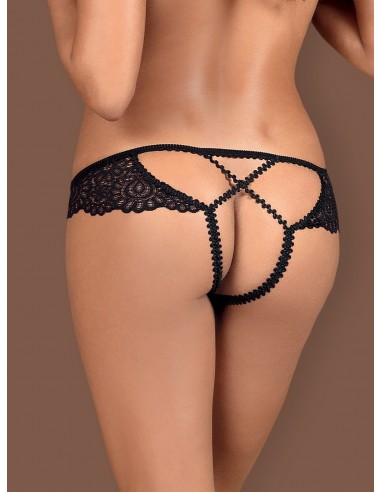 Mixty figi otwarte czarne L/XL - Figi - 6