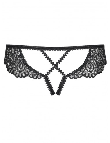 Mixty figi otwarte czarne L/XL - Figi - 8