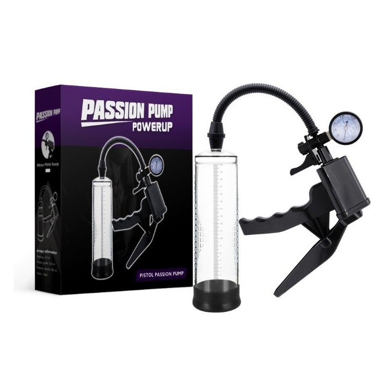 Pompka próżniowa Powerpump PRO 01 - ręczna, z przezroczystym cylindrem, manometrem i skalą pomiarową 0-20 - 5
