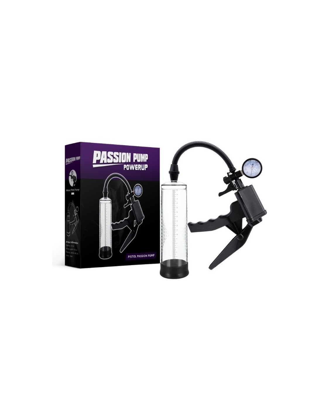 Pompka Erekcyjna Do Penisa Powerpump Pro 01 Black&Clear
