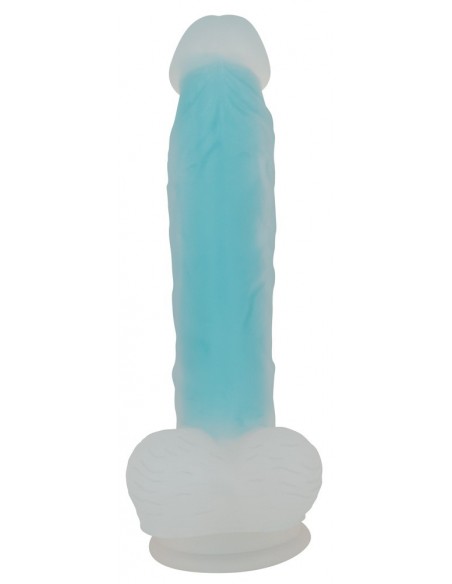 Żelowe dildo realistyczne Glow in the Dark - Dilda żelowe - 4