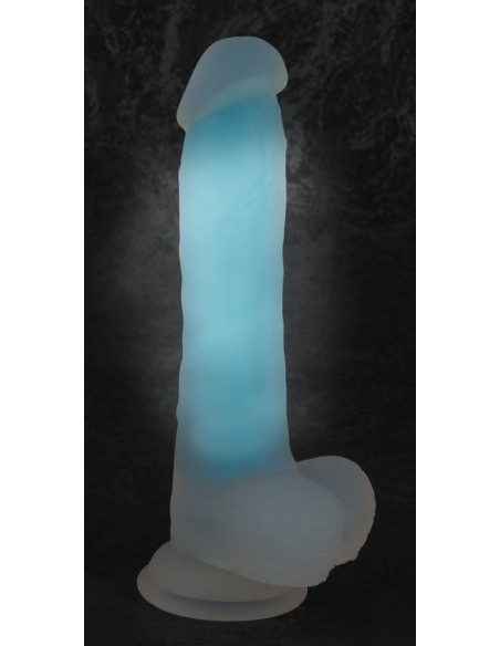 Żelowe dildo realistyczne Glow in the Dark - Dilda żelowe - 5
