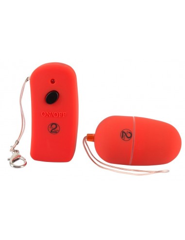 Bezprzewodowe jajeczko wibrujące Lust Control Red - Wibratory Jajeczka - 1