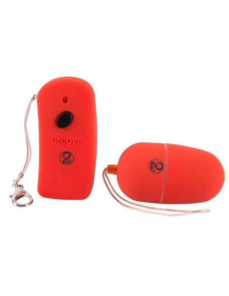 Bezprzewodowe jajeczko wibrujące Lust Control Red - Wibratory Jajeczka - 1