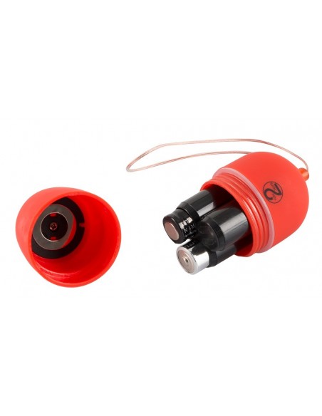 Bezprzewodowe jajeczko wibrujące Lust Control Red - Wibratory Jajeczka - 4