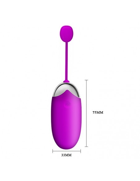 Jajeczko sterowane telefonem ABNER EGG 12 function vibrations USB, APP - Wibratory Jajeczka - 4