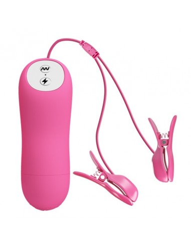 Zaciski klamerki na sutki ROMANTIC WAVE Pink - Klamry i klipsy na sutki - 1