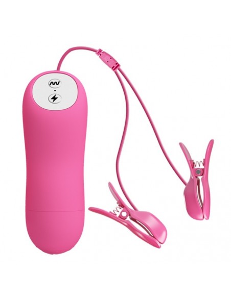 Zaciski klamerki na sutki ROMANTIC WAVE Pink - Klamry i klipsy na sutki - 1