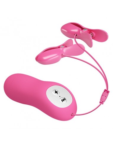 Zaciski klamerki na sutki ROMANTIC WAVE Pink - Klamry i klipsy na sutki - 2