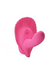 Stymulator sterowany telefonem FANCY CLAMSHELL 12 function vibrations - Stymulatory i wibratory dla par - 1