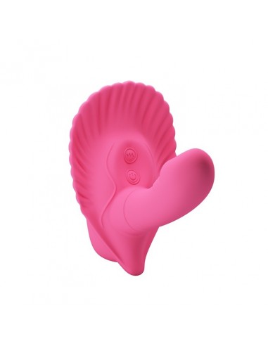 Stymulator sterowany telefonem FANCY CLAMSHELL 12 function vibrations - Stymulatory i wibratory dla par - 1