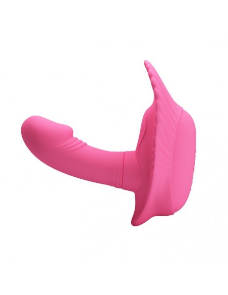 Stymulator sterowany telefonem FANCY CLAMSHELL 12 function vibrations - Stymulatory i wibratory dla par - 2