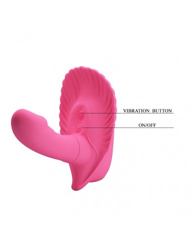 Stymulator sterowany telefonem FANCY CLAMSHELL 12 function vibrations - Stymulatory i wibratory dla par - 4