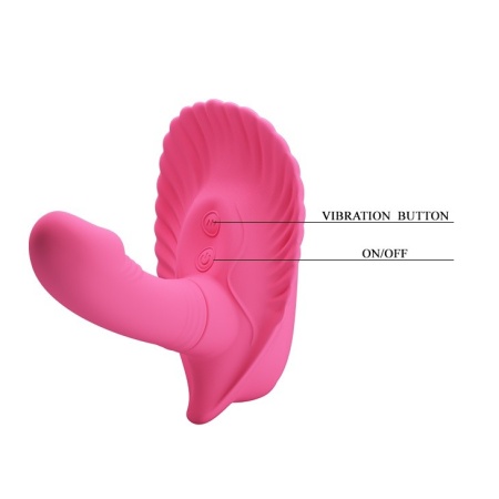 Wibrator Pretty Love FANCY CLAMSHELL z 12 programami wibracji, 13 cm - 4