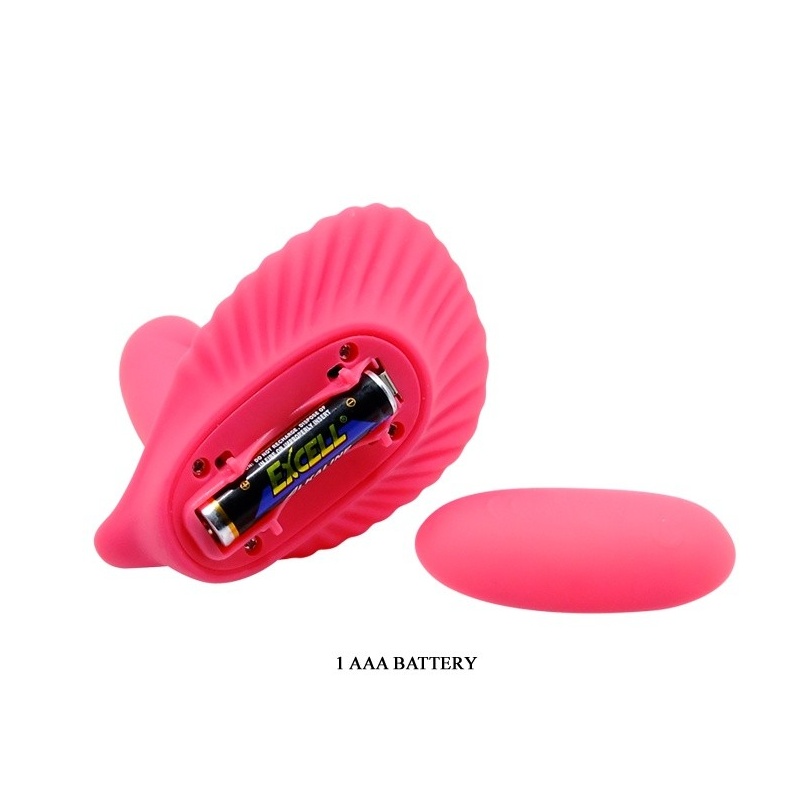 Wibrator Pretty Love FANCY CLAMSHELL z 12 programami wibracji, 13 cm - 5
