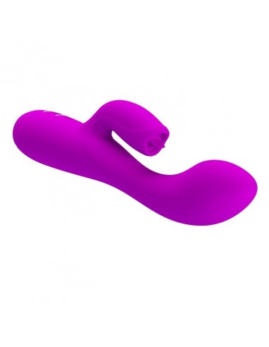 Wibrator Króliczek DOREEN z Języczkiem i Łaskotaniem - Wibratory Króliczki - 5