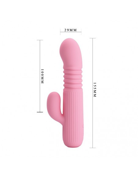 Stymulator Punktu G LEOPOLD 4 Funkcje Pchania - Wibratory Króliczki - 4