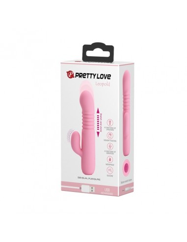 Stymulator Punktu G LEOPOLD 4 Funkcje Pchania - Wibratory Króliczki - 8
