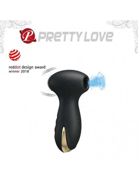 Stymulator Łechtaczki z Wibracjami i Falami Ssącymi Hammer Royal Pleasure - Wibratory Bezdotykowe - 3