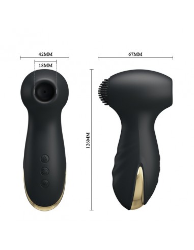 Stymulator Łechtaczki z Wibracjami i Falami Ssącymi Hammer Royal Pleasure - Wibratory Bezdotykowe - 4