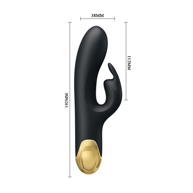 Wibrator Double Royal Pleasure 20 cm, silikon medyczny, IPX7 - 2