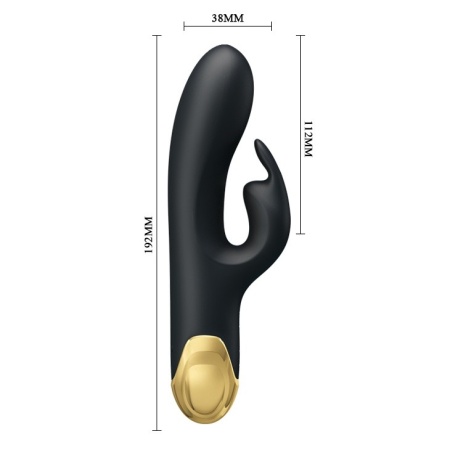 Wibrator Double Royal Pleasure 20 cm, silikon medyczny, IPX7 - 2