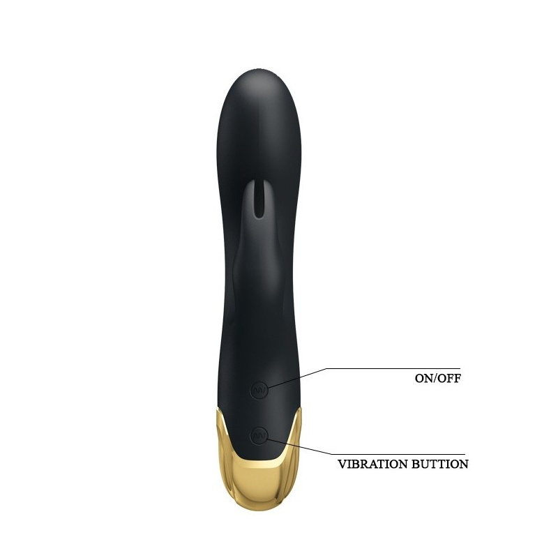 Wibrator Double Royal Pleasure 20 cm, silikon medyczny, IPX7 - 3