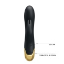 Wibrator Double Royal Pleasure 20 cm, silikon medyczny, IPX7 - 3