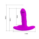 Wibrator HEATCHER 11,3 cm z wibracjami i funkcją tłoczenia - 4