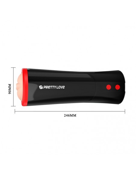 Masturbator Z Wibracjami Ozzy Automatic Thrusting 3 Levels - Masturbatory i Sztuczne pochwy - 5