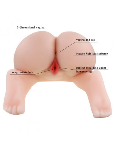 Duży Wypięty Tyłek Z Mokrą Cipką Nóżkami I Wibracjami - Masturbatory i Sztuczne pochwy - 3