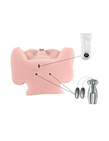 Duży Wypięty Tyłek Z Mokrą Cipką Nóżkami I Wibracjami - Masturbatory i Sztuczne pochwy - 4