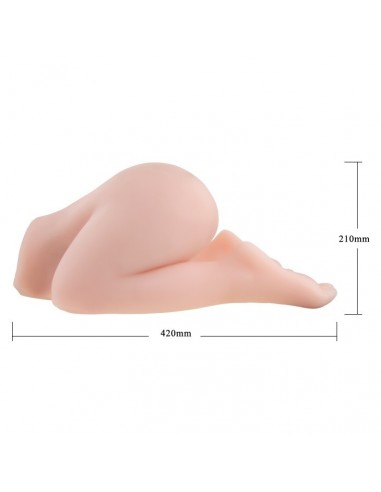 Duży Wypięty Tyłek Z Mokrą Cipką Nóżkami I Wibracjami - Masturbatory i Sztuczne pochwy - 5