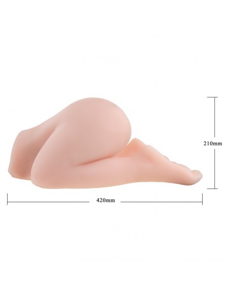 Duży Wypięty Tyłek Z Mokrą Cipką Nóżkami I Wibracjami - Masturbatory i Sztuczne pochwy - 5