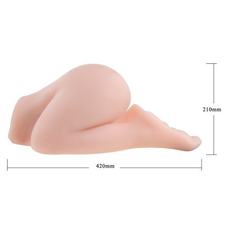 Masturbator Passion Lady z wibracją o wymiarach 80 x 25 x 15 cm - 5