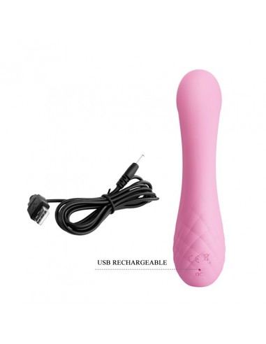 Giętki i Miękki Wibrator Króliczek RON 12 Funkcji - Wibratory Króliczki - 4