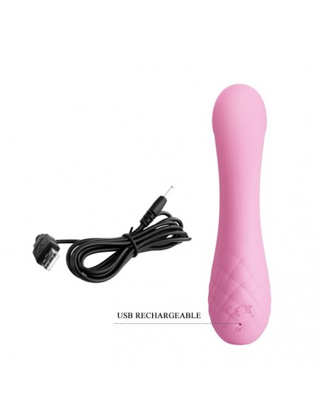 Giętki i Miękki Wibrator Króliczek RON 12 Funkcji - Wibratory Króliczki - 4